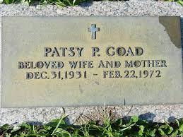 Patsy Phyllis Carter Goad (1931-1972)