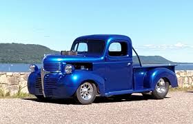 Image result for Blue 1946 Truck