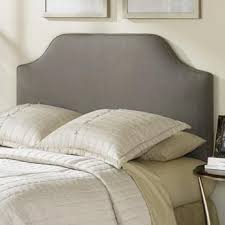 Bordeaux Dolphin Gray Upholstered Fabric Headboard King Size Upholstered Headboard Bed Styling Panel Headboard