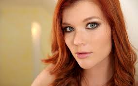 If one person has both red hair and blue eyes, there's a good chance one or both of their parents do, too, but not always. Wallpaper Face Women Redhead Model Long Hair Blue Eyes Pornstar Looking At Viewer Black Hair Freckles Mouth Nose Person Skin Head Supermodel Mia Sollis Girl Beauty Eye Lip Blond Hairstyle Cheek