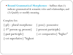 Lexical and grammatical morphemes lexical morphemes are those that having meaning by themselves (more accurately, they have sense). Structure Of Words Morphemes