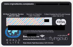 The virgin atlantic world elite mastercard is an airline rewards credit card for virgin atlantic loyalists. Bank Of America Virgin Atlantic Credit Card Back Travel With Grant