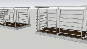 Find balcony rail stair railing kits at lowe's today. Balcony Railings 3d Warehouse