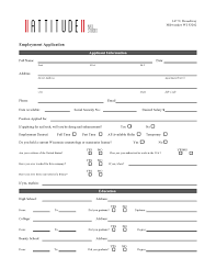 27 basic employment application templates free