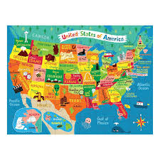 Map Of U S A Puzzle To Go In 2021 Usa Map Map Colorful Map
