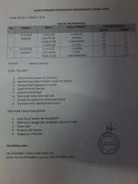 Ujian sekolah berstandar nasional yang selanjutnya disebut usbn atau us adalah kegiatan pengukuran capaian kompetensi siswa yang dilakukan sekolah untuk seluruh mata pelajaran dengan sebentar lagi siswa siswi sd / mi akan melaksanakan ujian sekolah us uam tahun 2021. Jadual Ujian Segak Minggu Sekolah Rendah Al Hidayah Ipoh Facebook