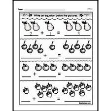 kindergarten addition worksheets addition and patterns of 1 more edhelper com