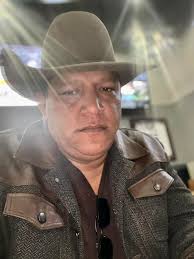 Food demonstrator with funny hat