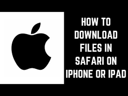 How To Download A File In Safari On Iphone Or Ipad Youtube