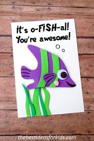 Fun Birthday Crafts For Kids Fish Craft For Kids The Best Ideas For Kids Birthday Card Craft Fathers Day Crafts Handmade Father S Day Gifts