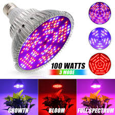 100w Upgrade Led Grow Light Bulb Bloom Growth Full Spectrum 3 Mode Plant Light Bulb 150leds Indoor Plant Grow Lamp For Veg Led Grow Lights Grow Lights Led Grow