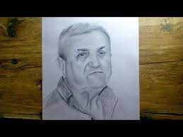 طريقة رسم رجل كبير باقلام الرصاص how to draw a big man with pencils youtube art male sketch male