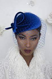 Philip Treacy Oc 630 Hat In Navy Philip Treacy Hats Velvet Hat Fascinator