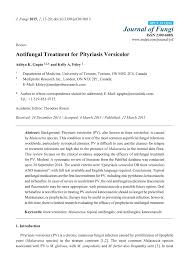 Maybe you would like to learn more about one of these? Pdf Antifungal Treatment For Pityriasis Versicolor