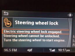 Then you realize that your steering wheel won't turn either! Bizarre Steering Wheel Lock Message And The Car Won T Start Bimmerfest Bmw Forum