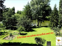 le jardin partage non clos au bord de l eau du gite normandie peche possible sur place detente assuree au bord de l eau avec la v golf courses field sidewalk