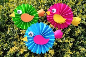 Ces nombreuses qualités en font un matériau très apprécié en rénovation. Jolis Oiseaux En Papier Activites Enfantines 10 Doigts