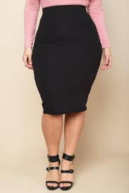 Black A Line Midi Skirt Plus Size Plus Size Essential Midi Pencil Skirt Midi Skirt Pencil Pencil Skirt Pencil Skirt Black