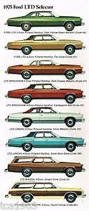 Thousands of classic cars, hot rods, exotics and collectibles in stock. 1975 Ford Ltd Brochure Catalog Brougham Landau Country Squire Station Wagon F Ebay