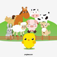 Los Animales De Granja Granja Dibujos Animados Encantador Png Y Psd Para Descargar Gratis Pngtree Baby Farm Animals Cute Animal Clipart Cartoon Animals