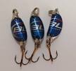 Homemade fishing lure made from a bud light bottle cap, a size 2