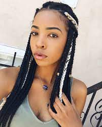 Box Braids Tumblr Box Braids Braids Black Natural Hairstyles