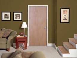 An elegant modern sliding wood door idea that has a polished look, made more elegant by the glass on the interior panel door idea. Picking Interior Doors For Your Home Tips From Our Door Division