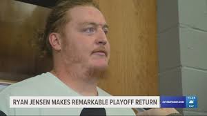 Ryan Jensen makes remarkable recovery to make 2022 season debut in playoffs
