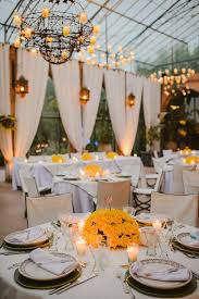 This Simple Elegant Table Setting Was Spiced Up With Yellow Roses And A Geometri Elegant Table Settings Wedding Table Centerpieces Simple Wedding Decorations