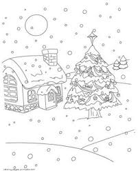 Christmas Village Coloring Pages Coloring Pages Printable Com