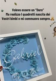 🧸Quadretti Nascita Personalizzati. . . .  #quadrettonascita#quadrettonascitapersonalizzato#regalonascita#shadowbox#regalofattoamano#nascita#shadowboxflowers