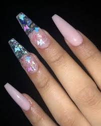 148 Pretty Acrylic Coffin Nails Design You Need To Try 9 My Easy Cookings Me In 2020 Coffin Nails Designs Glitter Nails Acrylic Acrylic Nail Designs