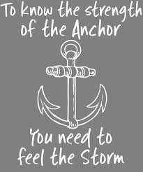 He alone is the anchor of the soul that will save you from the storm of god's wrath. Religious Quotes To Know The Strength Of The Anchor You Need To Feel The Storm Digital Art By Stacy Mccafferty