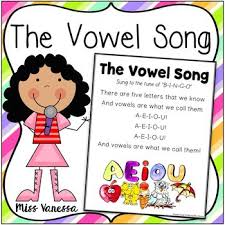 Kids Read The Lyrics As They Sing The Vowel Song A Song That Helps Students Learn The Vowel Letters A E I O Vowel Song Phonics Rules Vowels Kindergarten