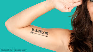 We offer the largest unique gallery of individual warrior tattoo designs anywhere. 29 Versatile Warrior Tattoo Words