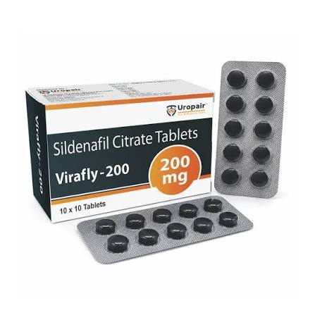 Virafly 200 Tablet (Sildenafil 200 mg Tablet)