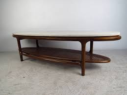 61701 quality victorian marble top coffee table stand. Mid Century Modern Marble Top Coffee Table With Cane Shelf At 1stdibs