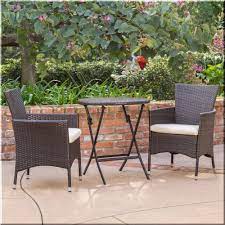 Outdoor Bistro Set 3 Piece Patio Garden Furniture Round Table Chairs Wicker Ebay Garden Patio Furniture Outdoor Bistro Set Outdoor Furniture Sets