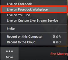 2) use zoom to stream to youtube live — whether public, unlisted, or private. Streaming Webinars On Facebook Workplace With Zoom Webinar App