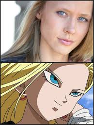 Android 18 & Meredith McCoy (English voice actress) : r/Dragonballsuper