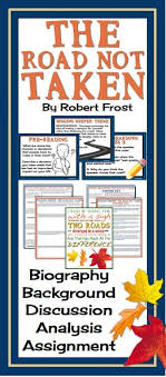 Use This Teaching Packet To Teach The Road Not Taken One Of Robert Frost S Most Famous Poems Teaching Poetry Ela Lesson Plans Teaching