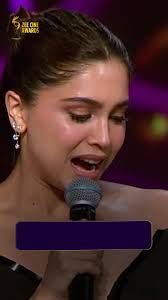 Her heartfelt words come from the heart, will echo forever.  #ZeeCineAwards2025 #ZCA2025 #ZeeCineAwards #FANtertainment #SharvariWagh