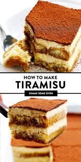 Tiramisu Recipe Gimme Some Oven Recipe In 2020 Tiramisu Recipe Fun Easy Recipes Make Ahead Desserts