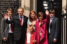 Prime minister tony blair poses with his youngest son leo, wife cherie and children nicholas, kathryn and euan on the steps of his official residence. How Tony Blair S Family Made Their Fortune Tatler