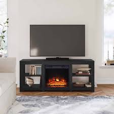 Whalen 61 delwood electric fireplace entertainment. 4 Shelf Media Fireplace Tv Stand Whalen