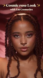 Cosmic Rose NYE Look with EM Cosmetics