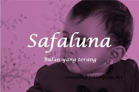 Karena nama berkaitan dengan nashab ataupun keturunan. Nama Bayi Perempuan Rangkaian Dan Arti Nama Safaluna Namaanakperempuan Net