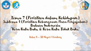We did not find results for: Kelas 5 Tema 7 Subtema 1 Bahasa Indonesia Kosakata Baku Kosakata Tidak Baku Youtube