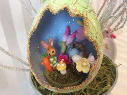 The food in the basket is the only food being consumed at the easter brunch, which breaks the. Easter Egg Diorama Green With Bunny Easter Craft Decorations Easter Crafts Easter Eggs