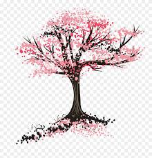 Paint and blend moon rings. Cherry Blossom Tree Drawing Clipart Png Download Drawings Of Blossom Trees Transparent Png 5644609 Pinclipart